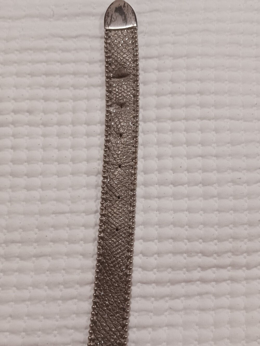 BB Simon Embossed Leather Ball Chain Belt - Picture 7 of 15